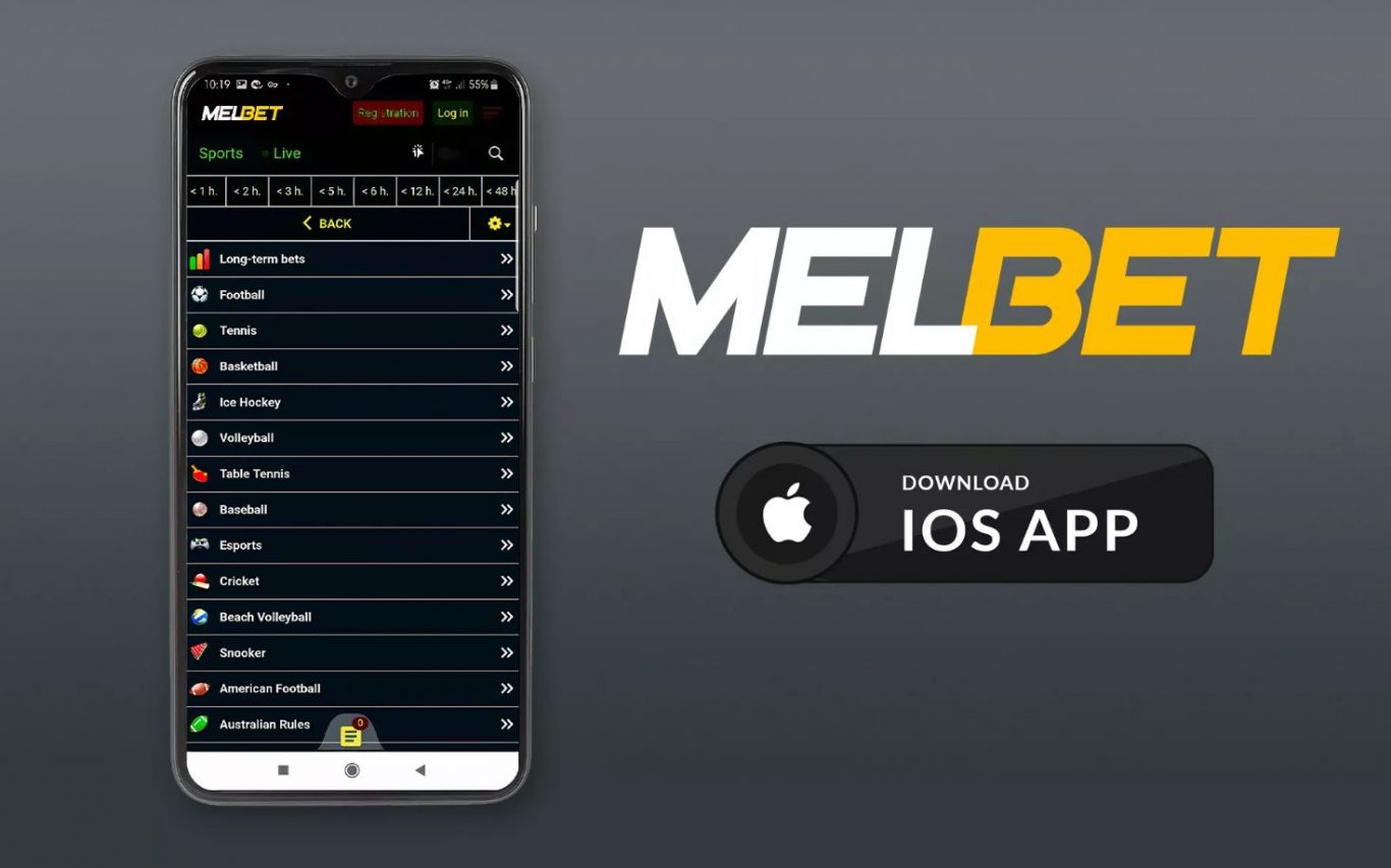 Melbet app Cote d’Ivoire pour iOS